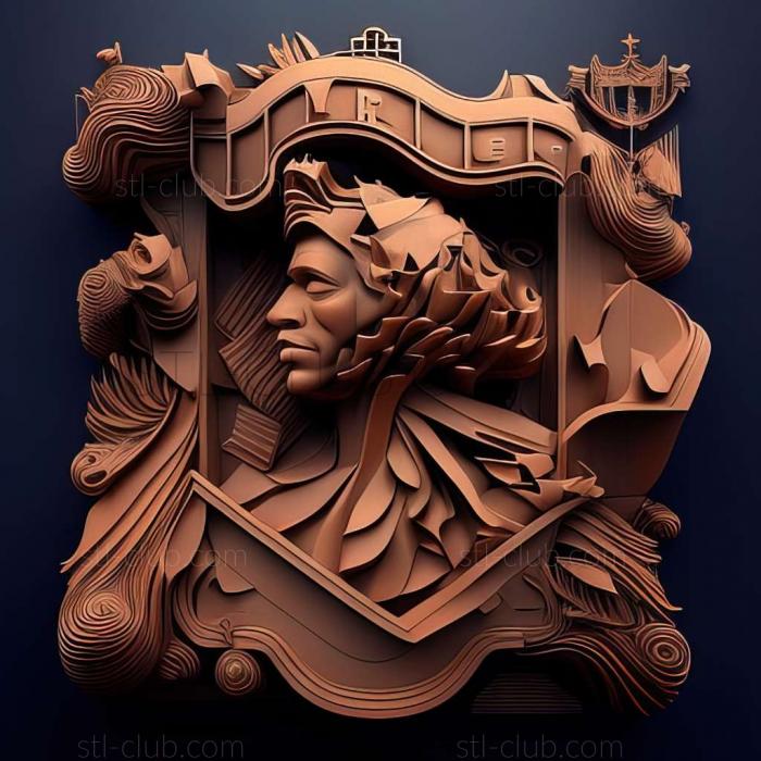 3D model Netherlands  Kingdom of the Netherlands (STL)